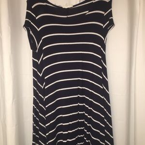Striped t-shirt dress
